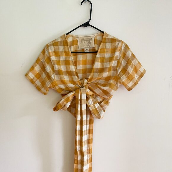 Ace & Jig Sierra Wrap Top in Fez - Picture 3 of 10